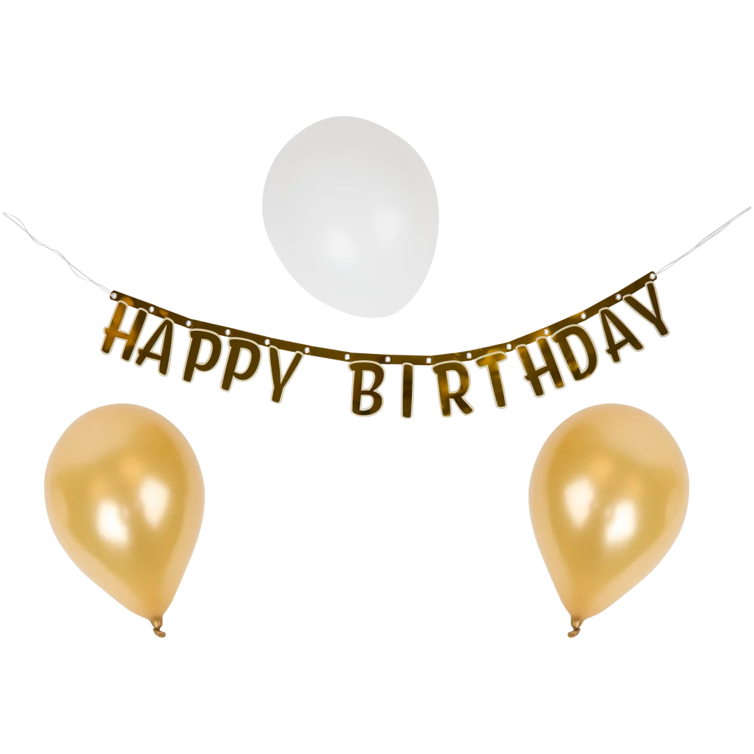 Verjaardagsslinger en -ballonnen 1