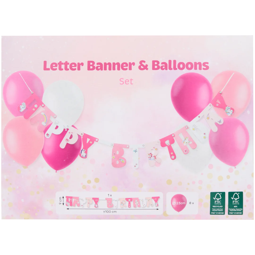 Verjaardagsslinger en -ballonnen 4