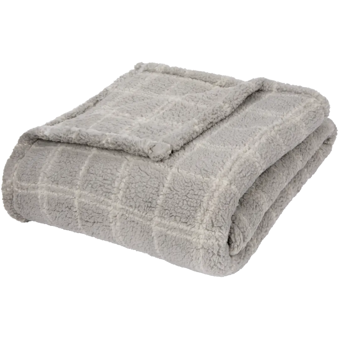 Plaid in tessuto teddy 3