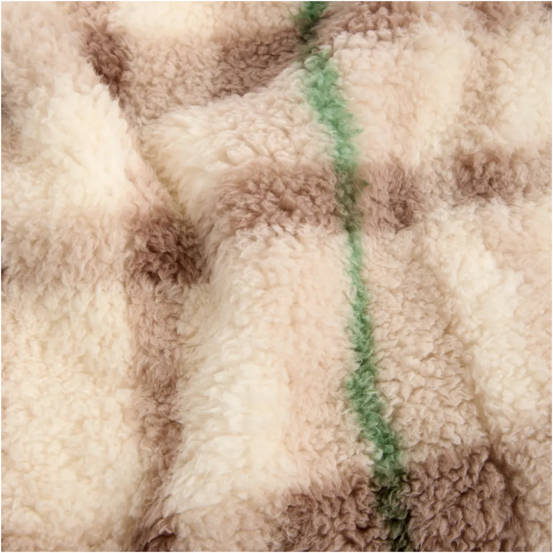 Plaid in tessuto teddy 2