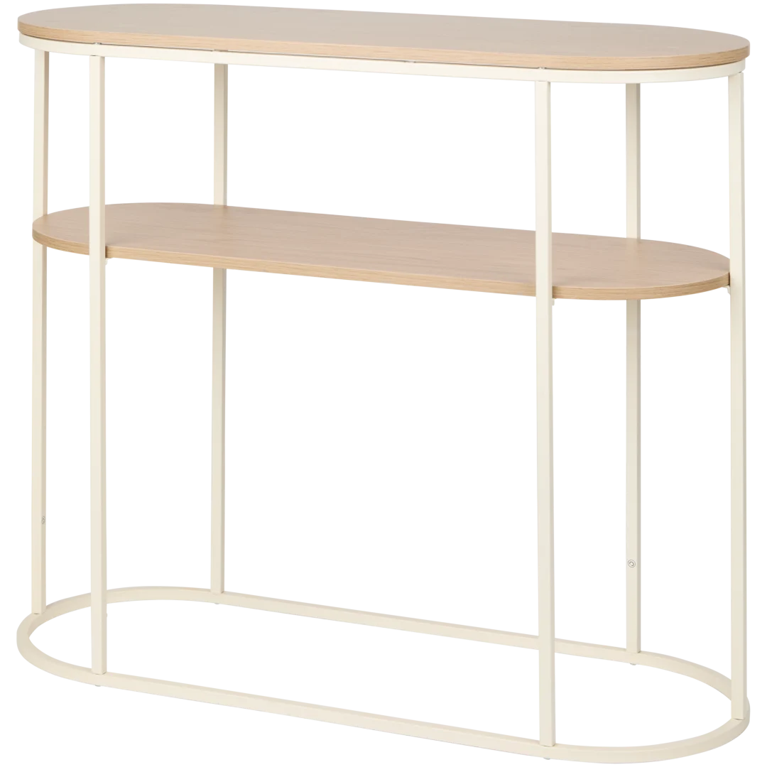 Konsole aus Holz und Metall 2