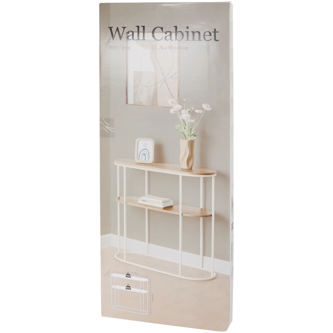 Konsole aus Holz und Metall 3