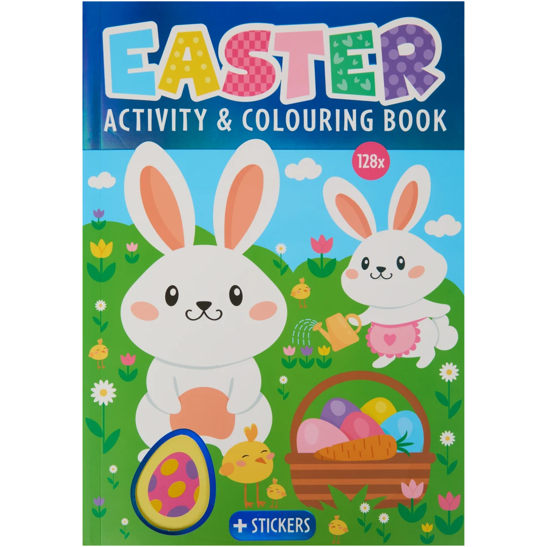 Libro da colorare e giochi a tema pasquale 3