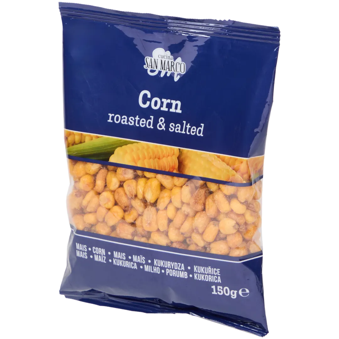 Grains de maïs grillés et salés San Marco 1