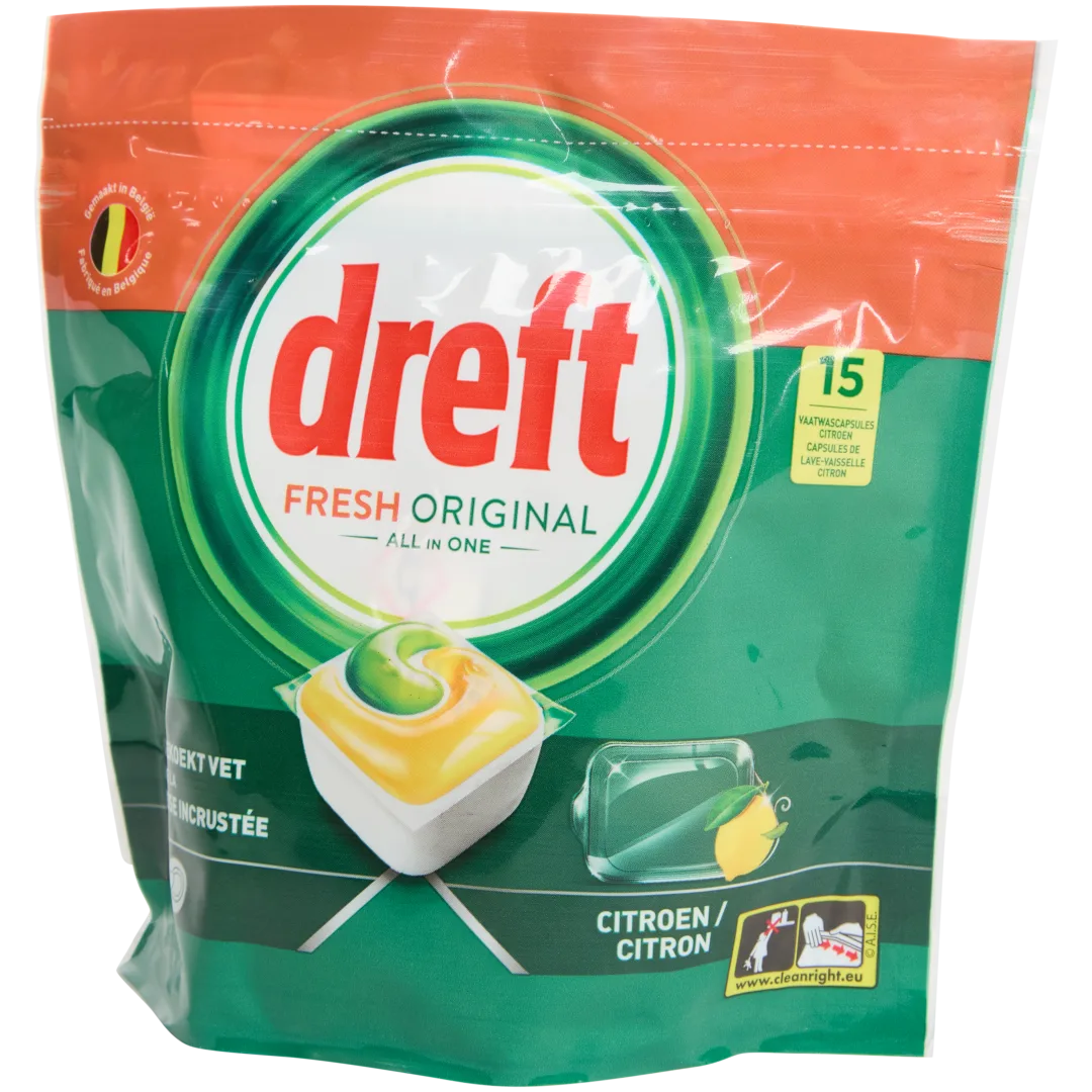 Tablettes pour lave-vaisselle Dreft All-in-One Fresh Original 1