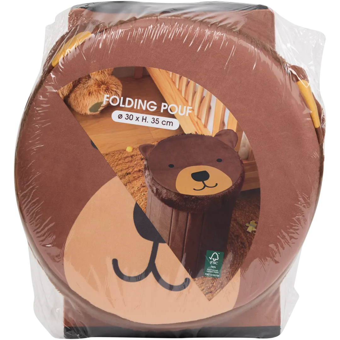 Skládací úložný taburet Teddy 7