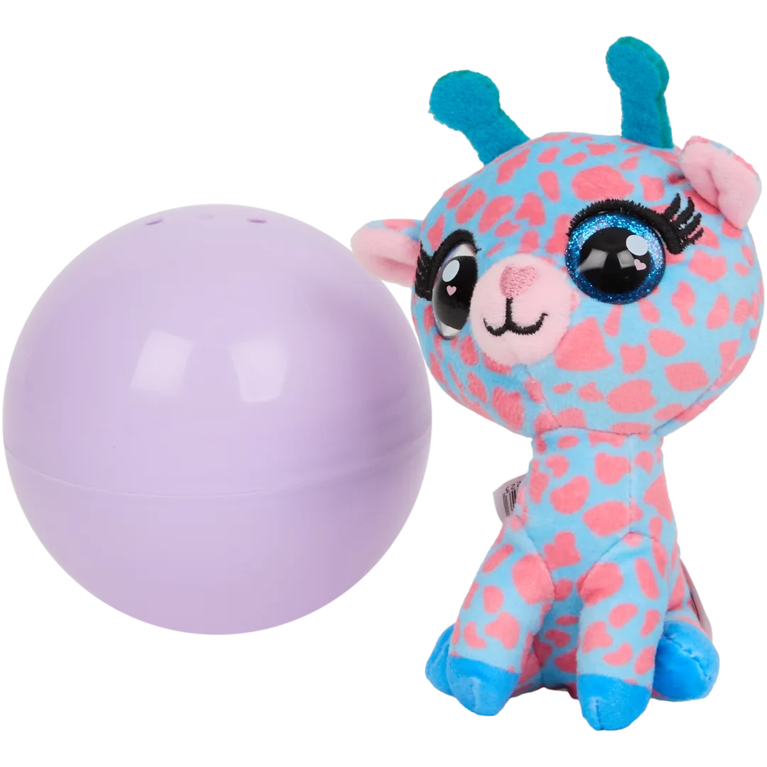 Animal de peluche en bola sorpresa Ojo