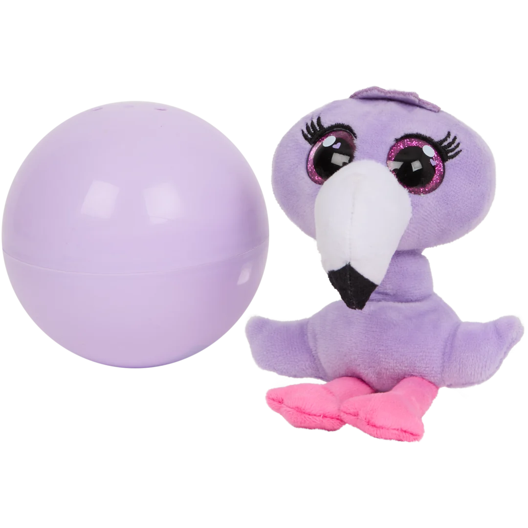 Animal de peluche en bola sorpresa Ojo