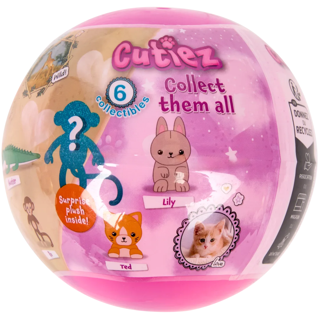 Pluszowy zwierzak w kuli-niespodziance Ojo 1