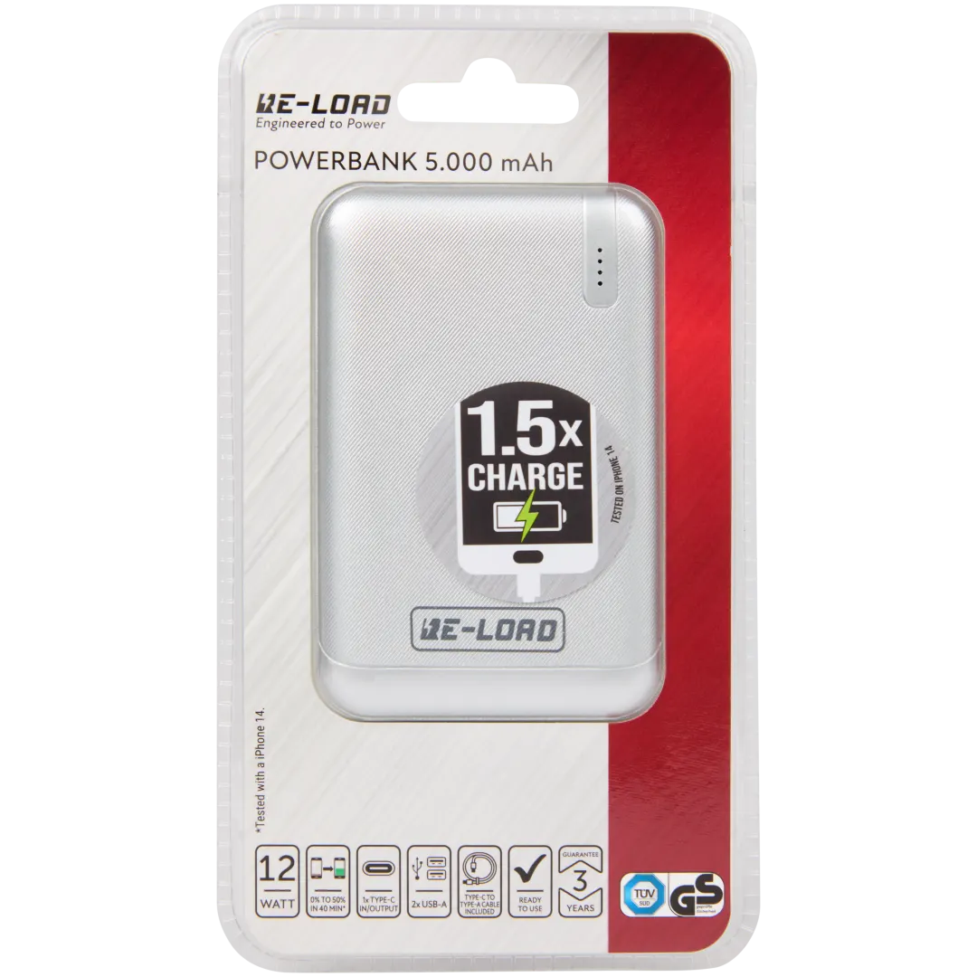 Batería externa portátil Re-load