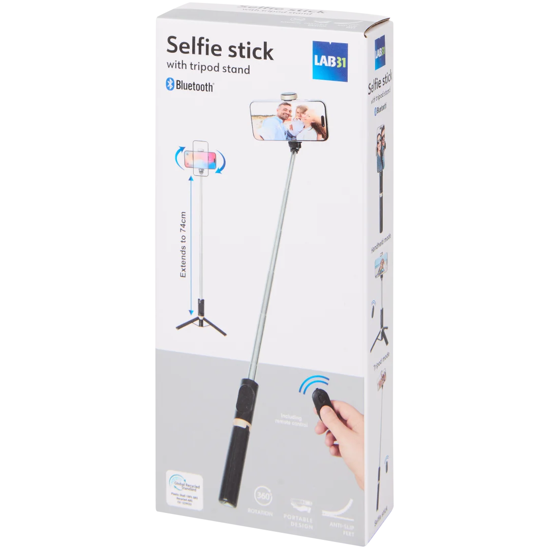 Lab31 selfiestick met driepootstatief 4