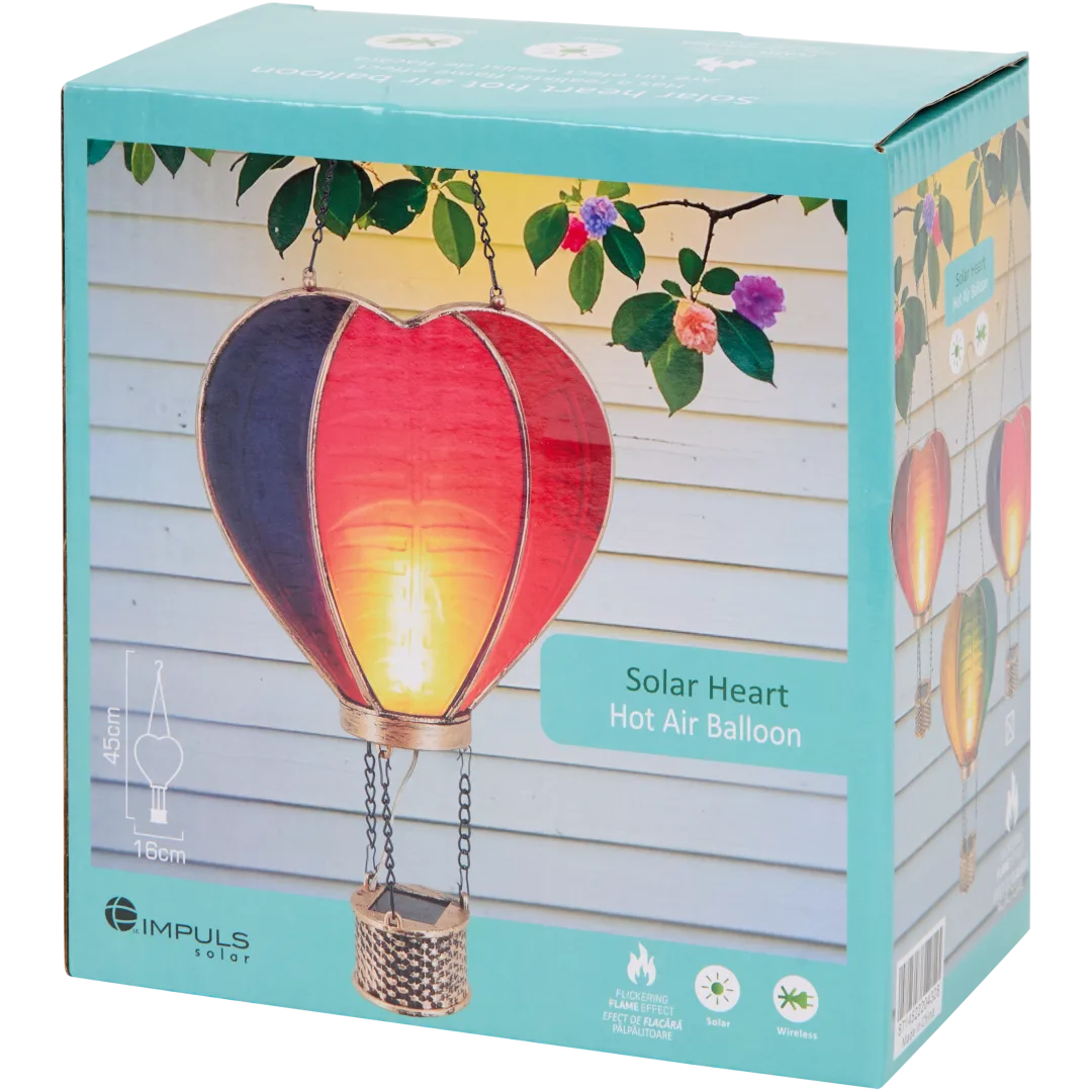 Dekoracyjna lampa solarna balon 5