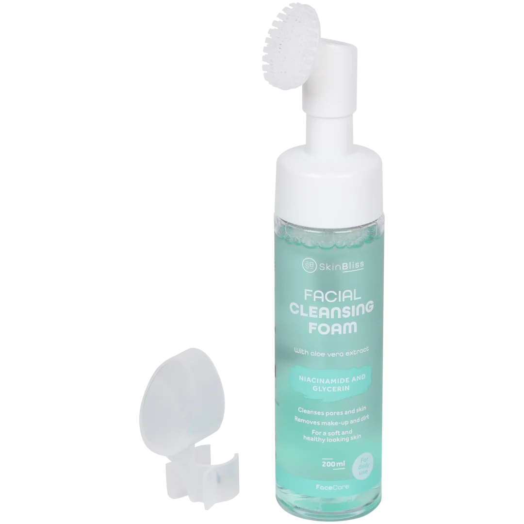 Skin Bliss gezichtsreinigingsschuim met reinigingsborstel