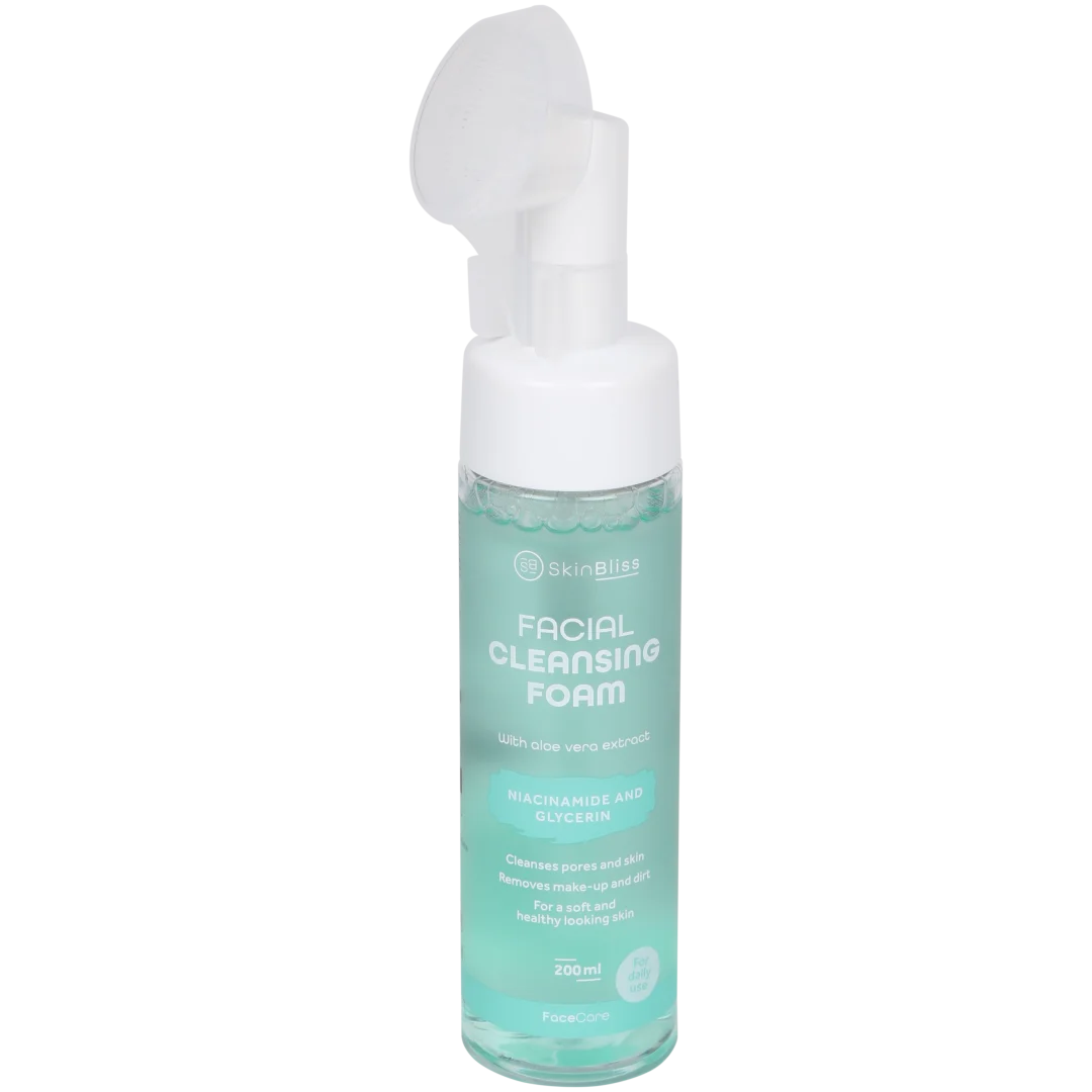 Skin Bliss gezichtsreinigingsschuim met reinigingsborstel