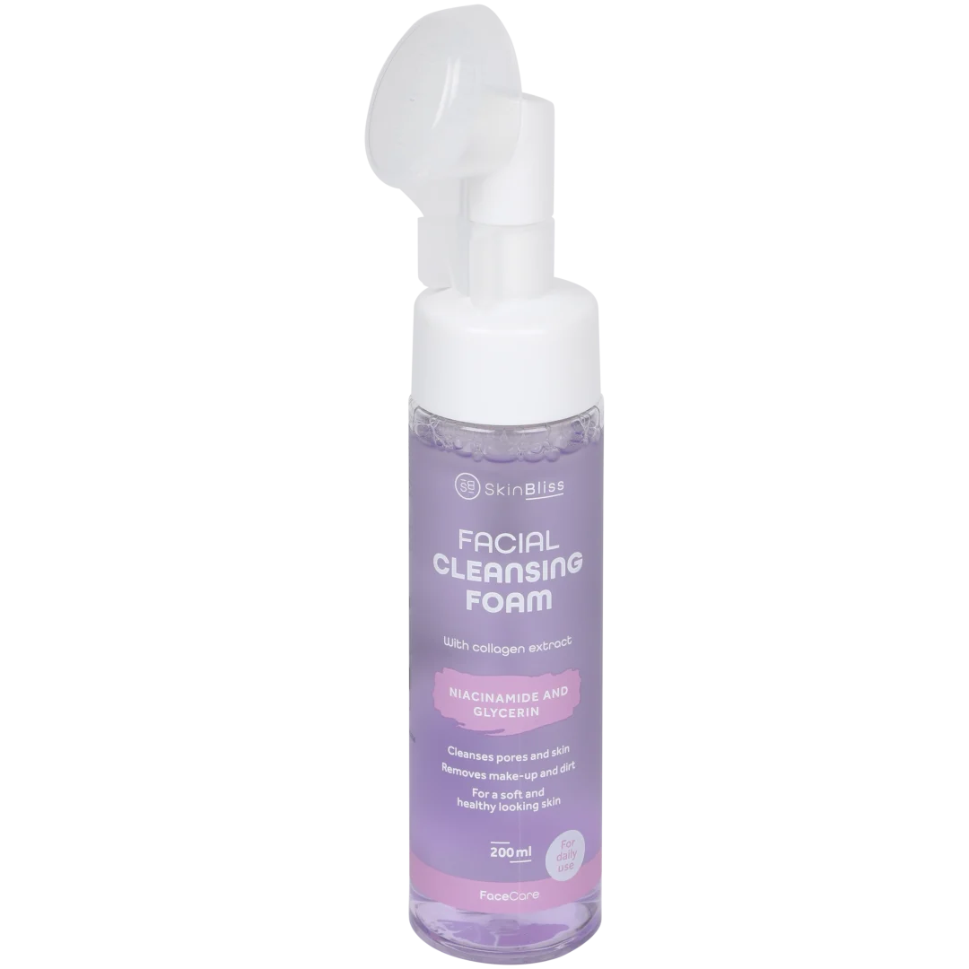 Skin Bliss gezichtsreinigingsschuim met reinigingsborstel
