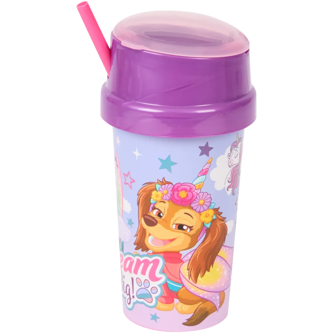 Kubek do picia z pojemnikiem na przekąski 1