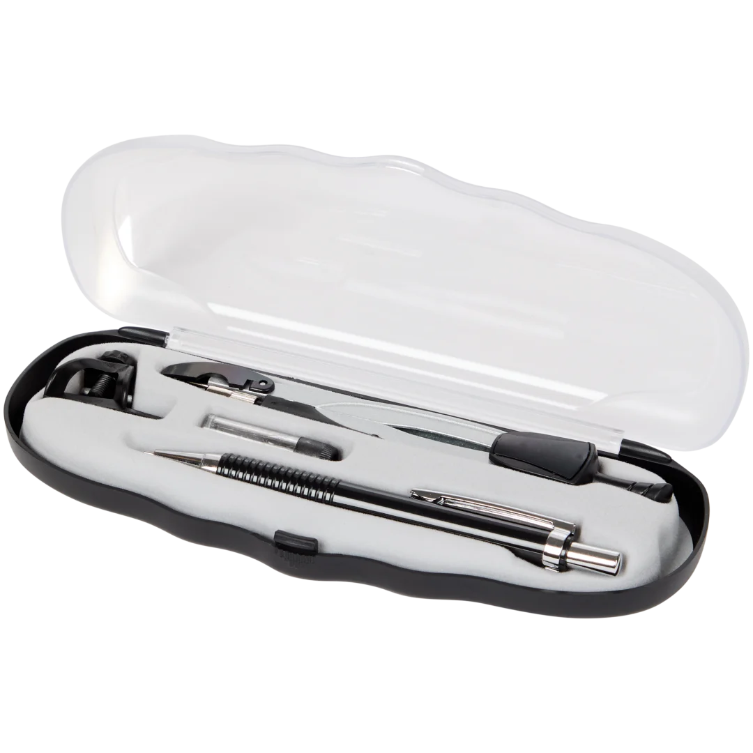 Compas avec accessoires Office Essentials