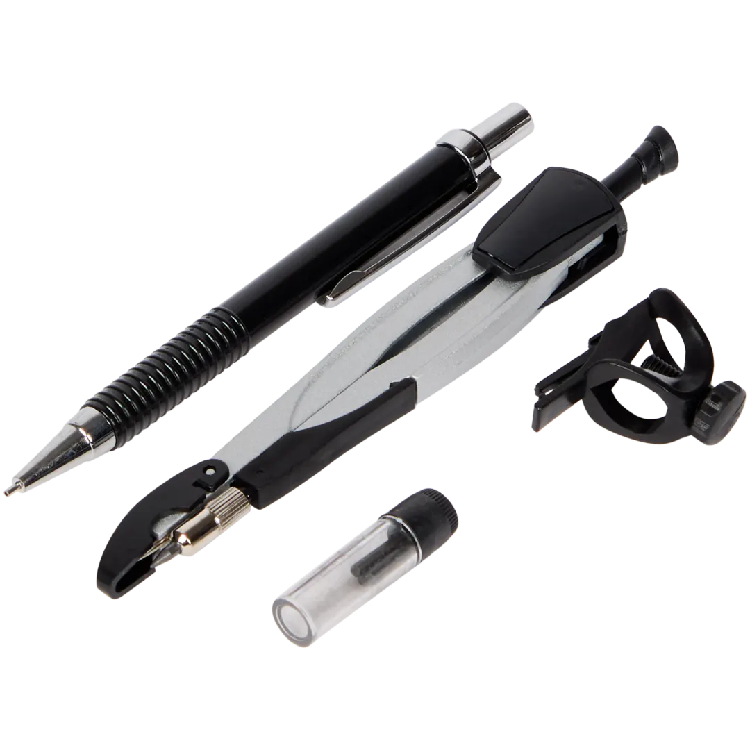 Compas avec accessoires Office Essentials
