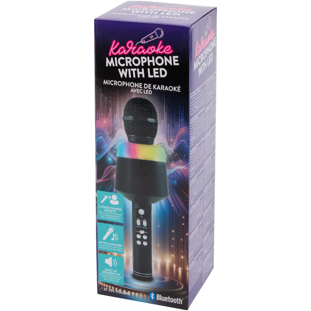 Drahtloses Karaoke-Mikrofon mit Licht 1