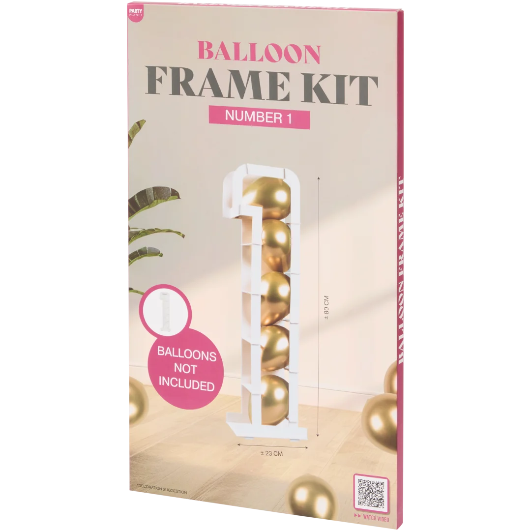 Cijferballonnen frameset