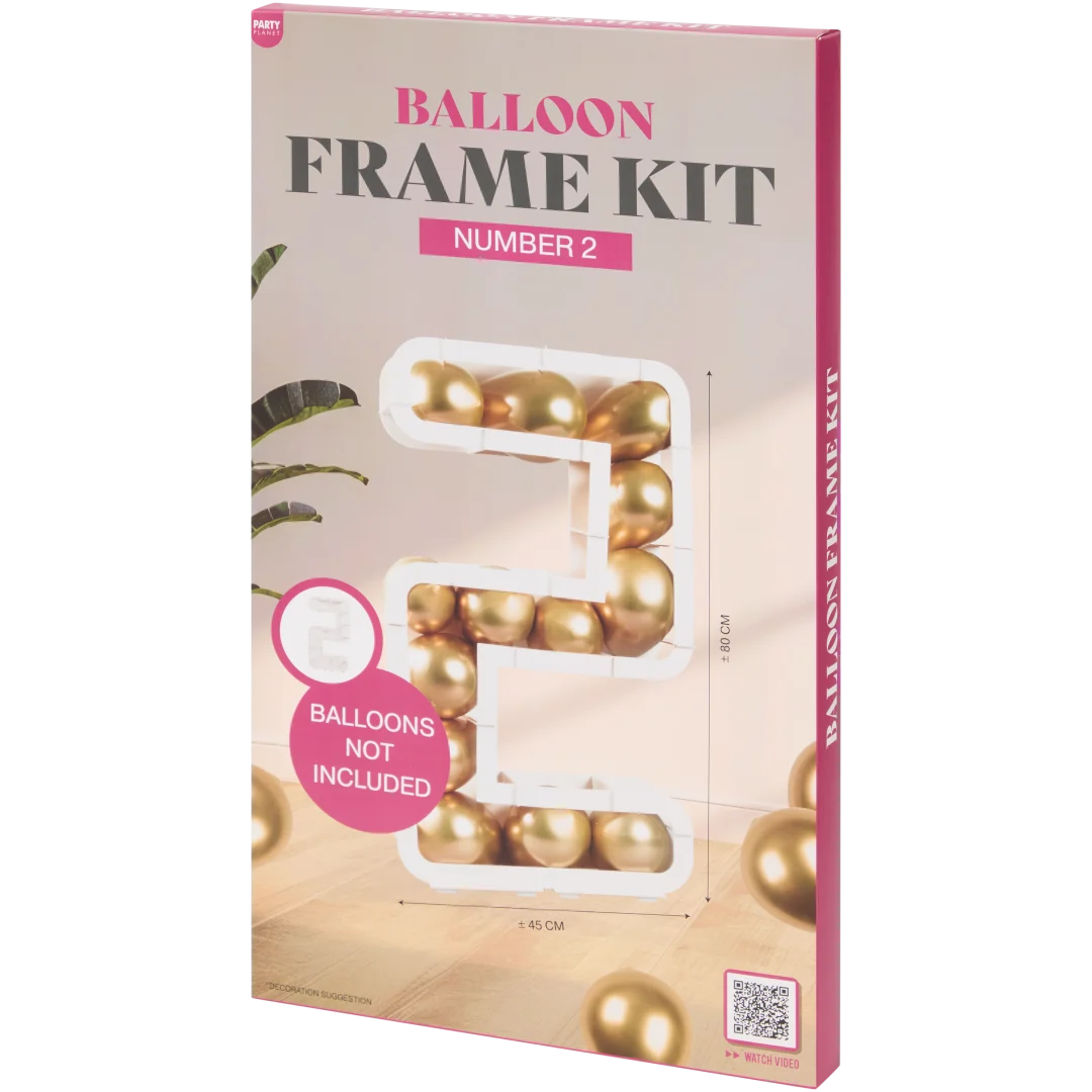 Cijferballonnen frameset