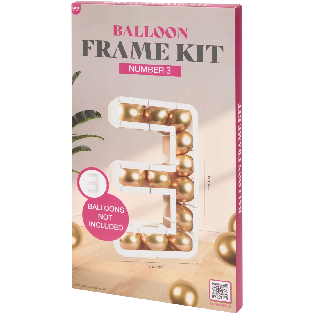 Cijferballonnen frameset