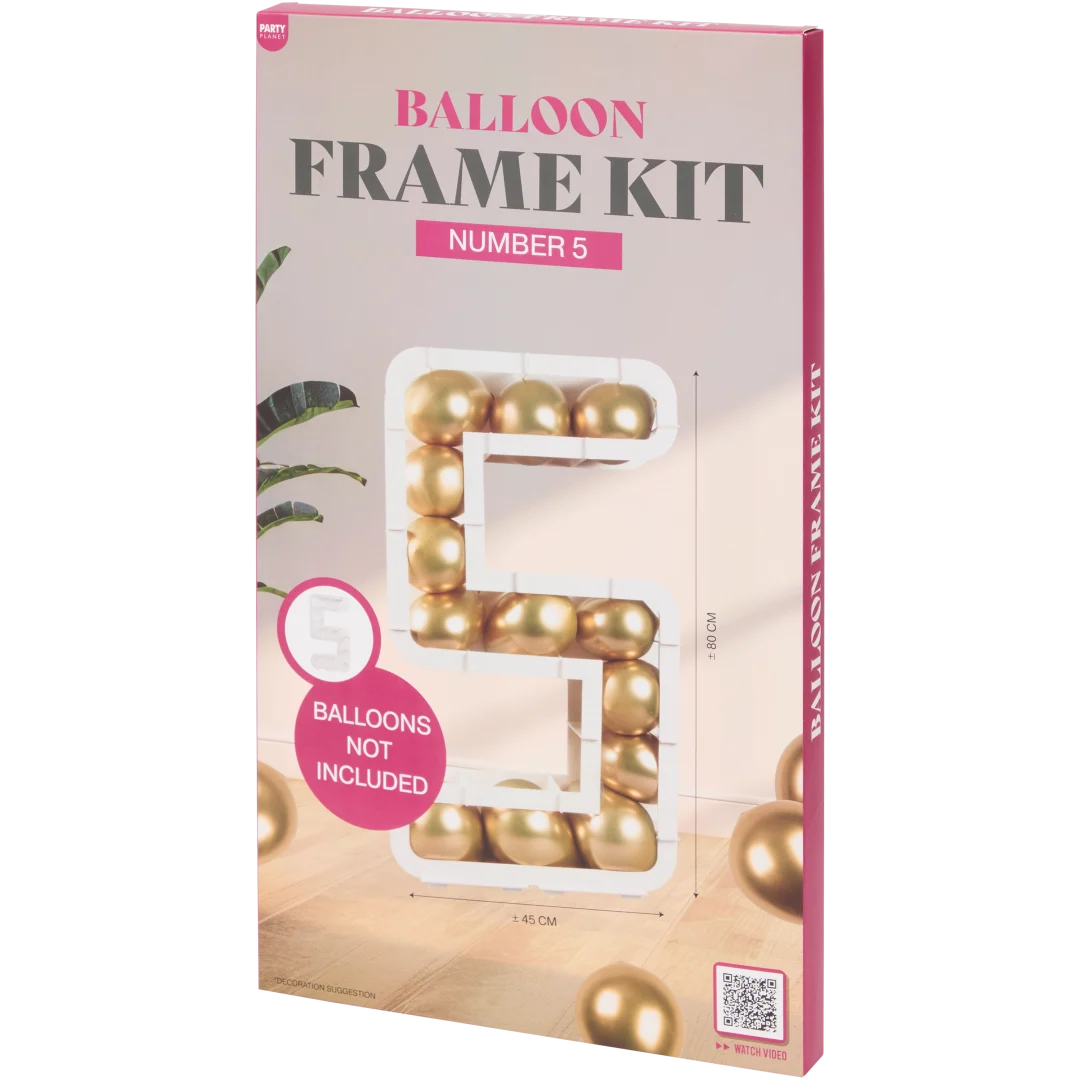 Cijferballonnen frameset