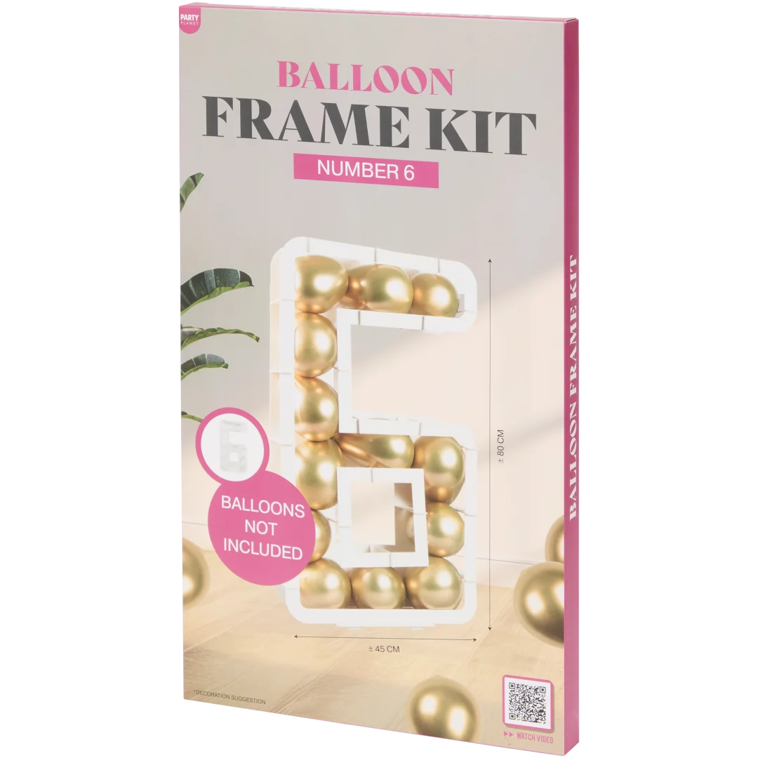 Cijferballonnen frameset
