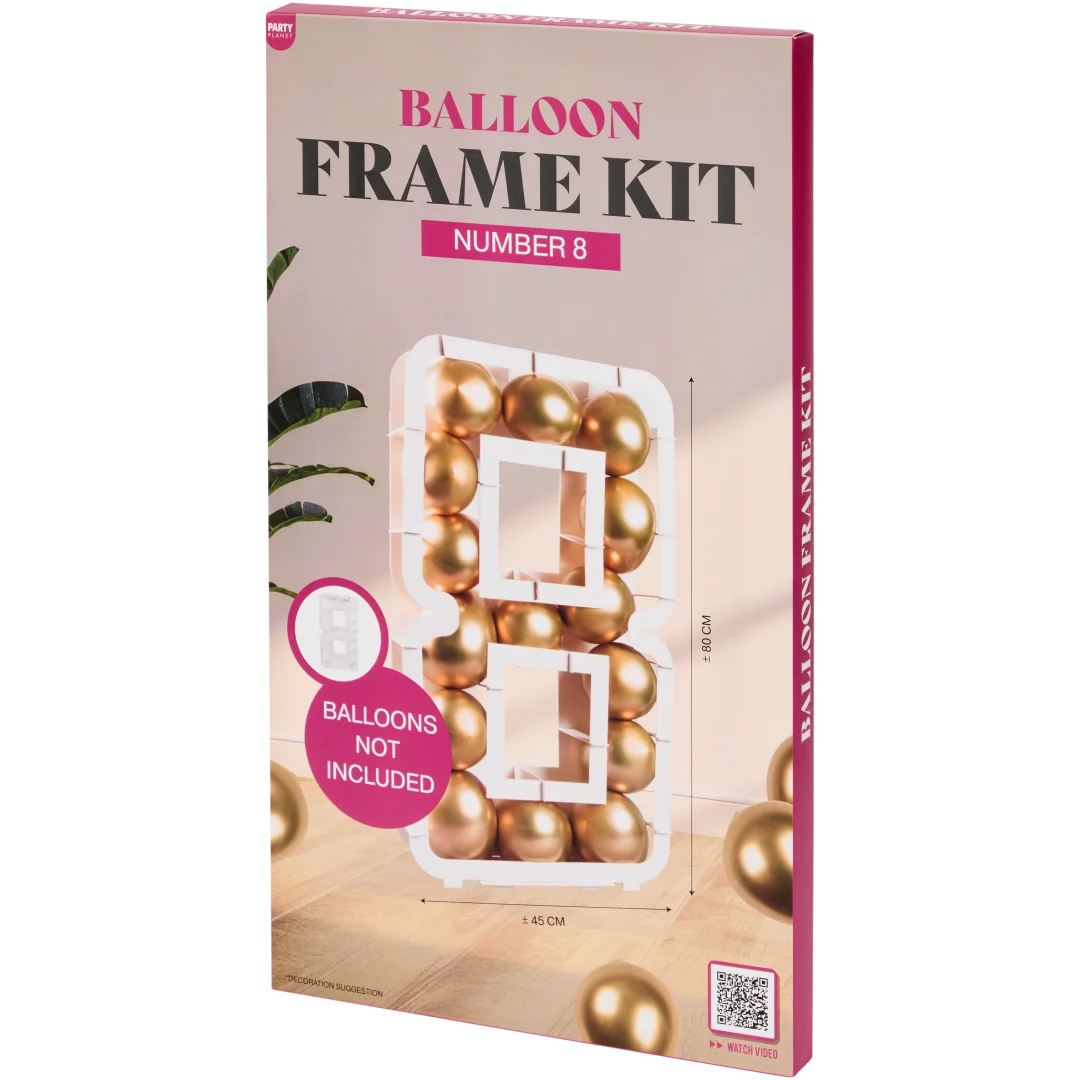 Cijferballonnen frameset