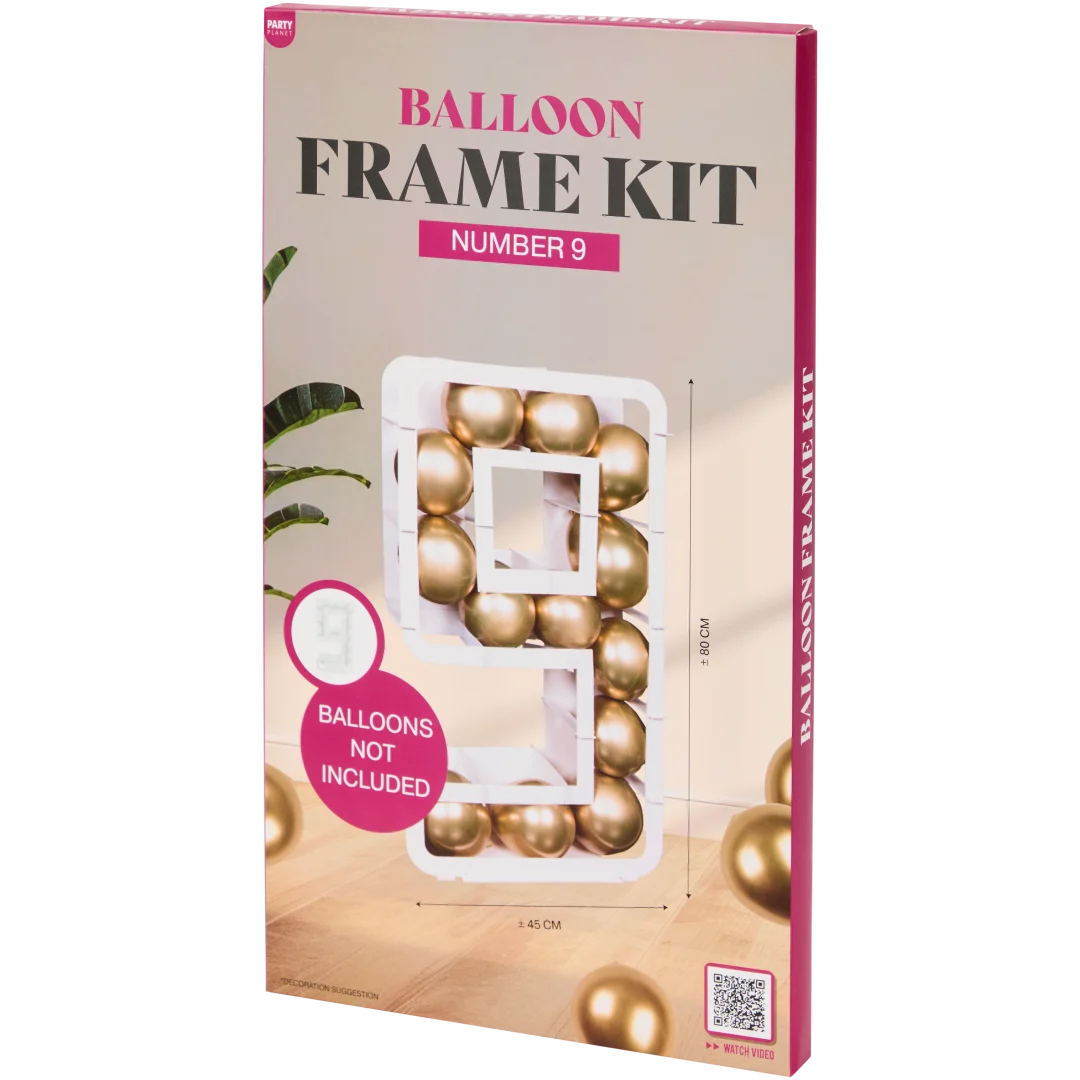 Cijferballonnen frameset