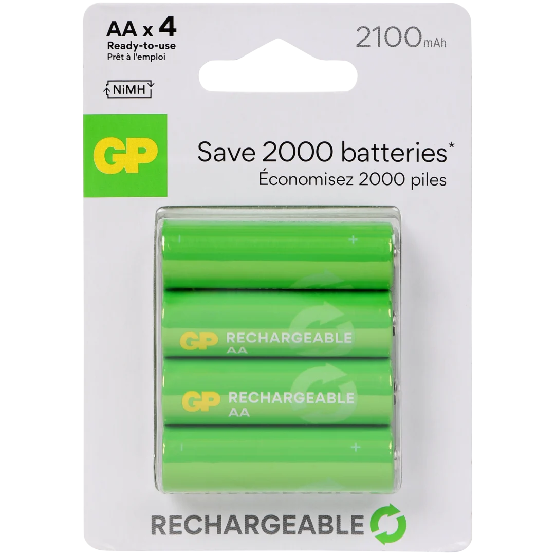 GP Aufladbare Batterien AA