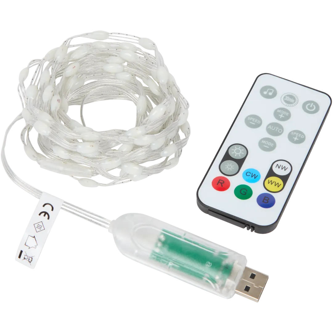 Guirlande lumineuse LED avec musique Eurodomest