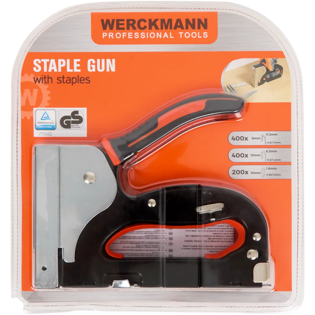 Agrafador com agrafos Werckmann
