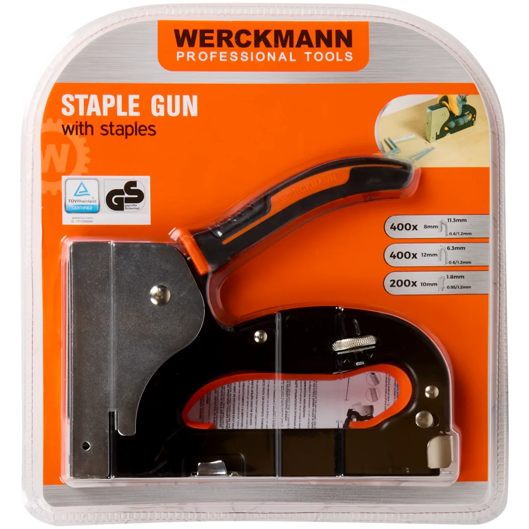 Pistolet agrafeur avec agrafes Werckmann 2