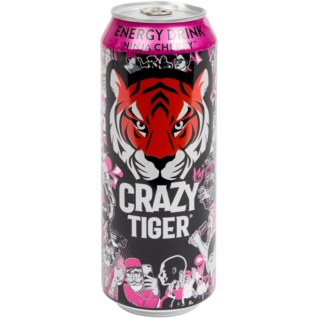 Boisson énergisante Crazy Tiger Ninja Cherry 1