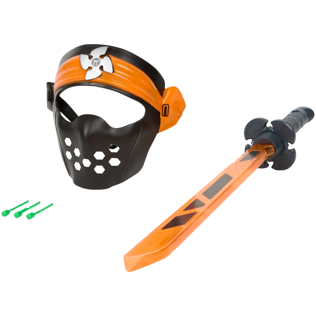 Masque et épée de ninja