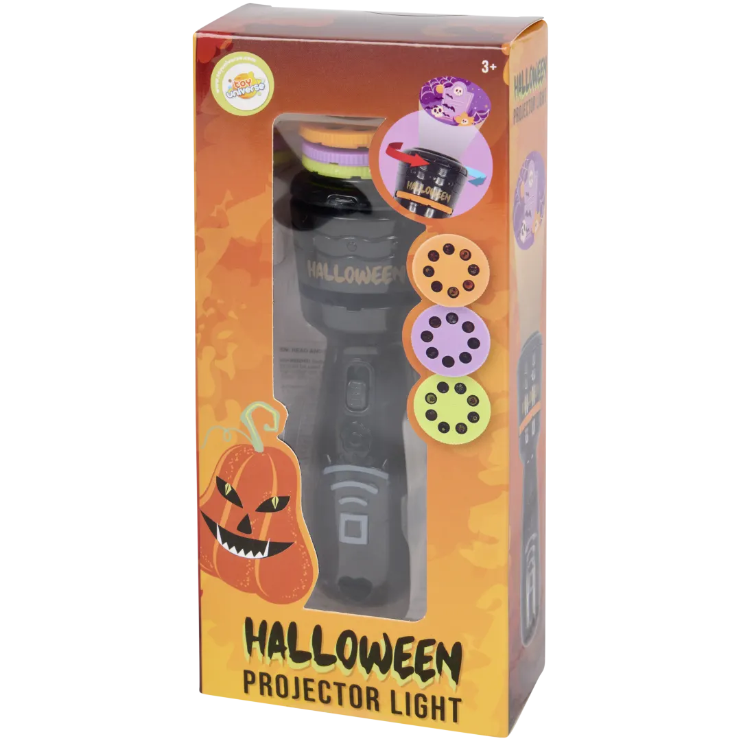 Torcia di Halloween con proiettore