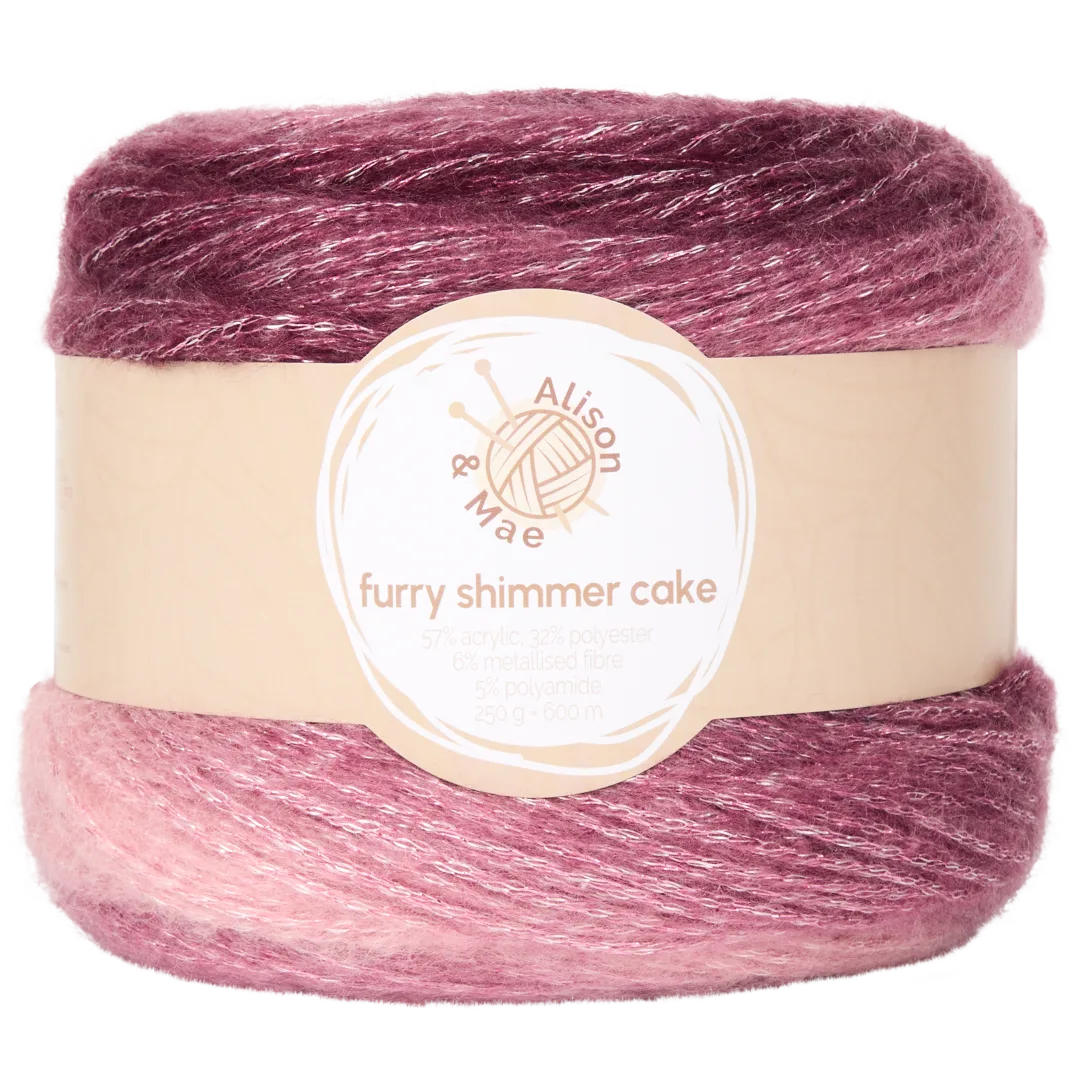 Alison & Mae glansgaren Furry Shimmer Cake