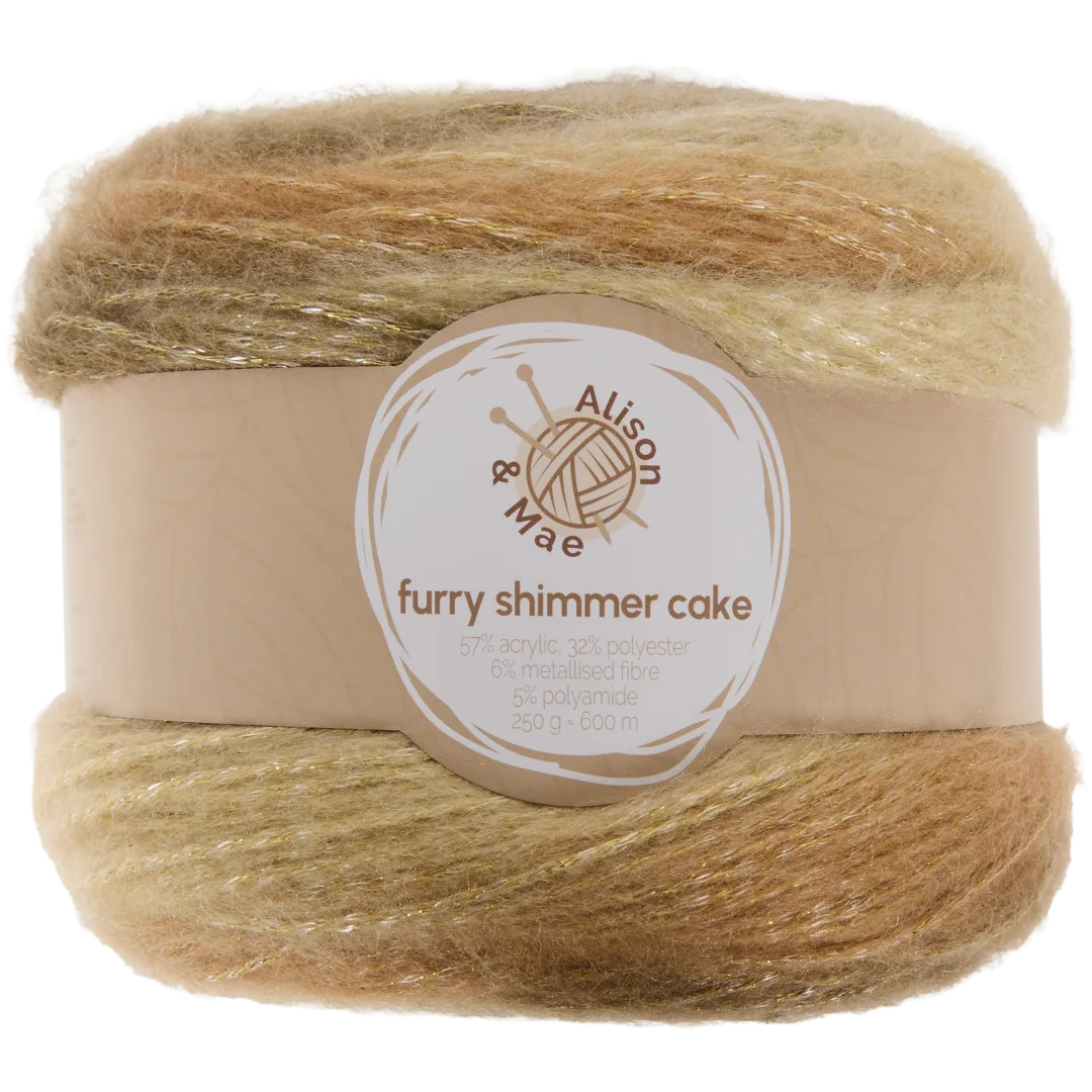 Alison & Mae glansgaren Furry Shimmer Cake