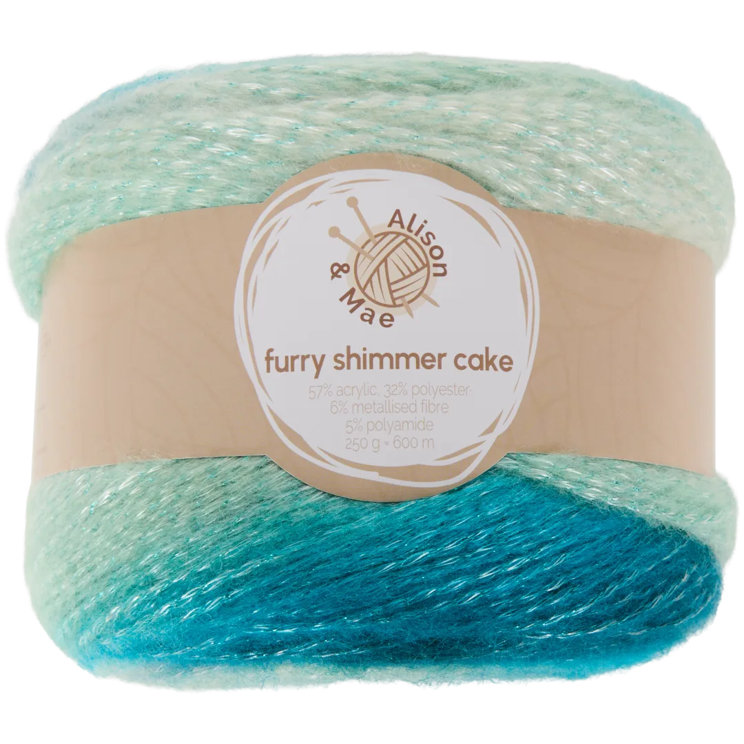 Alison & Mae glansgaren Furry Shimmer Cake