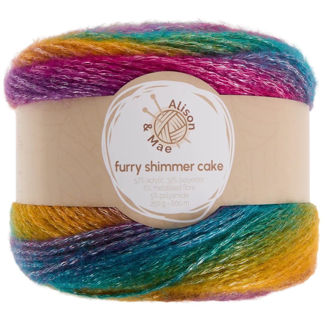 Alison & Mae glansgaren Furry Shimmer Cake