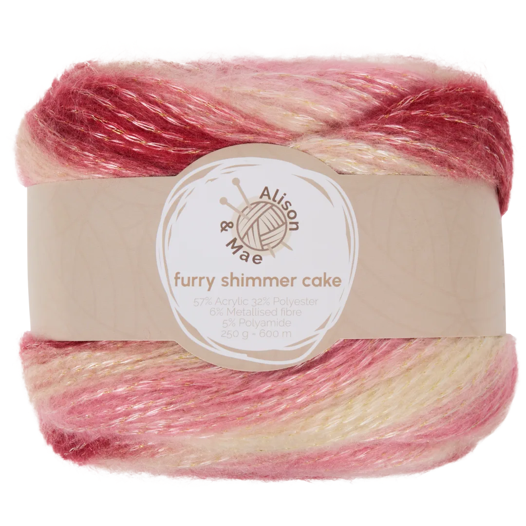 Fil brillant Alison & Mae Furry Shimmer Cake 3