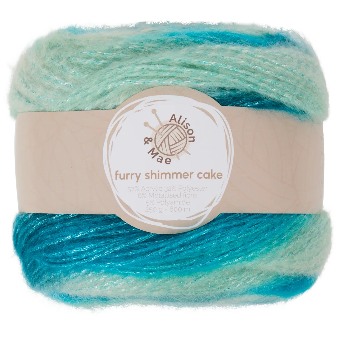 Fil brillant Alison & Mae Furry Shimmer Cake 4