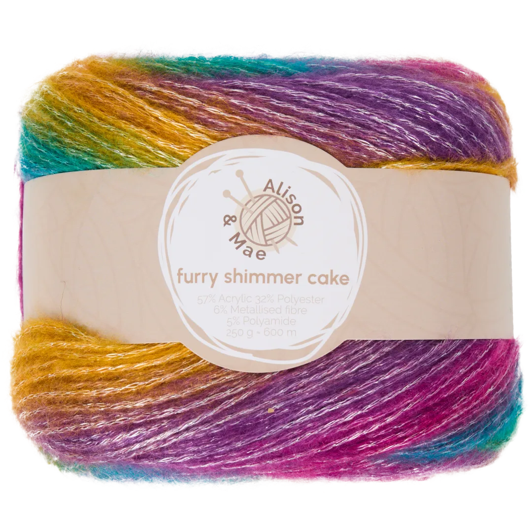 Fil brillant Alison & Mae Furry Shimmer Cake 2