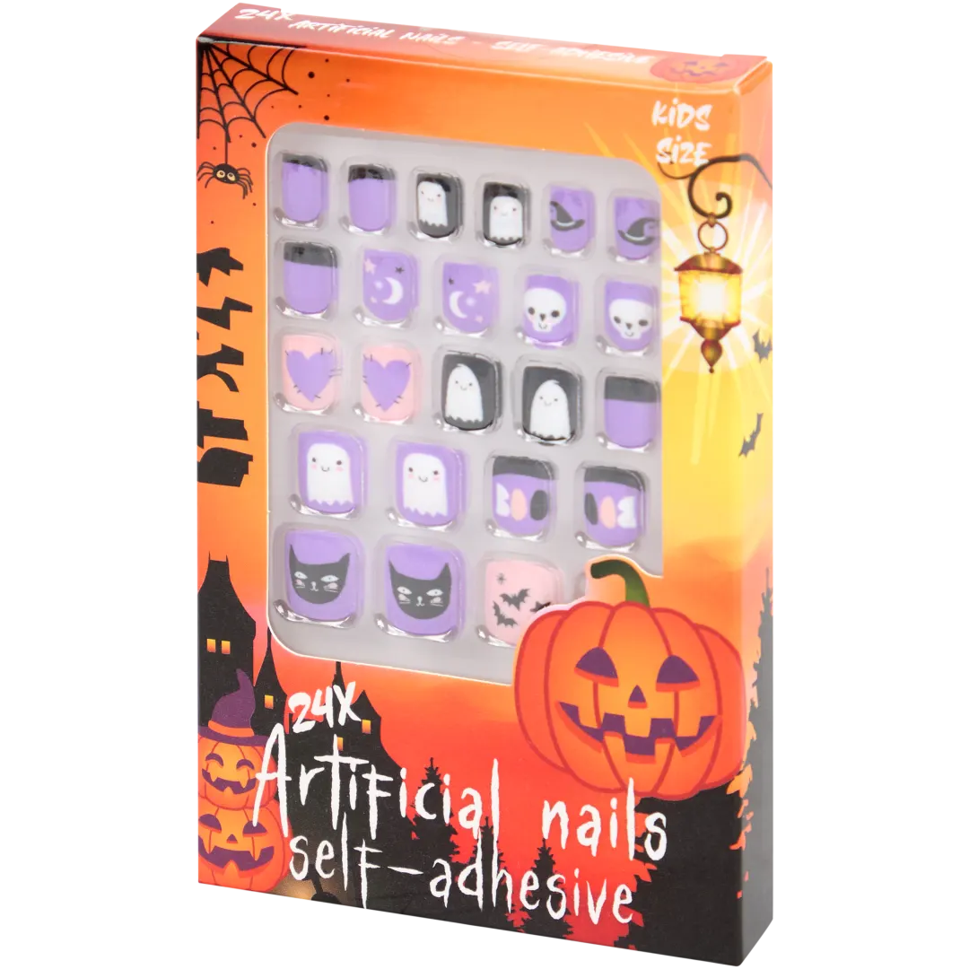 Unghie finte adesive Halloween 1