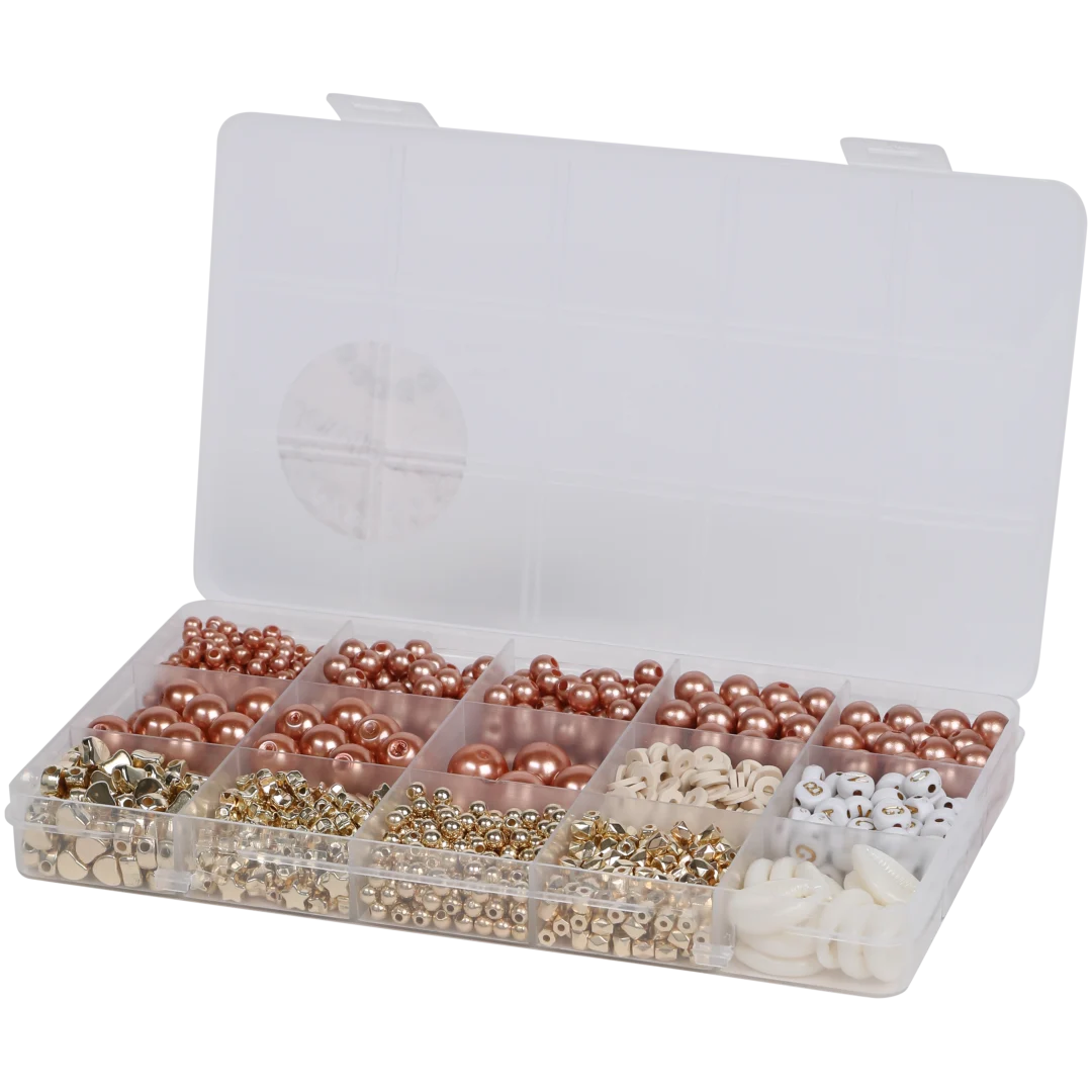 Set de perle și mărgele în cutie de depozitare 1