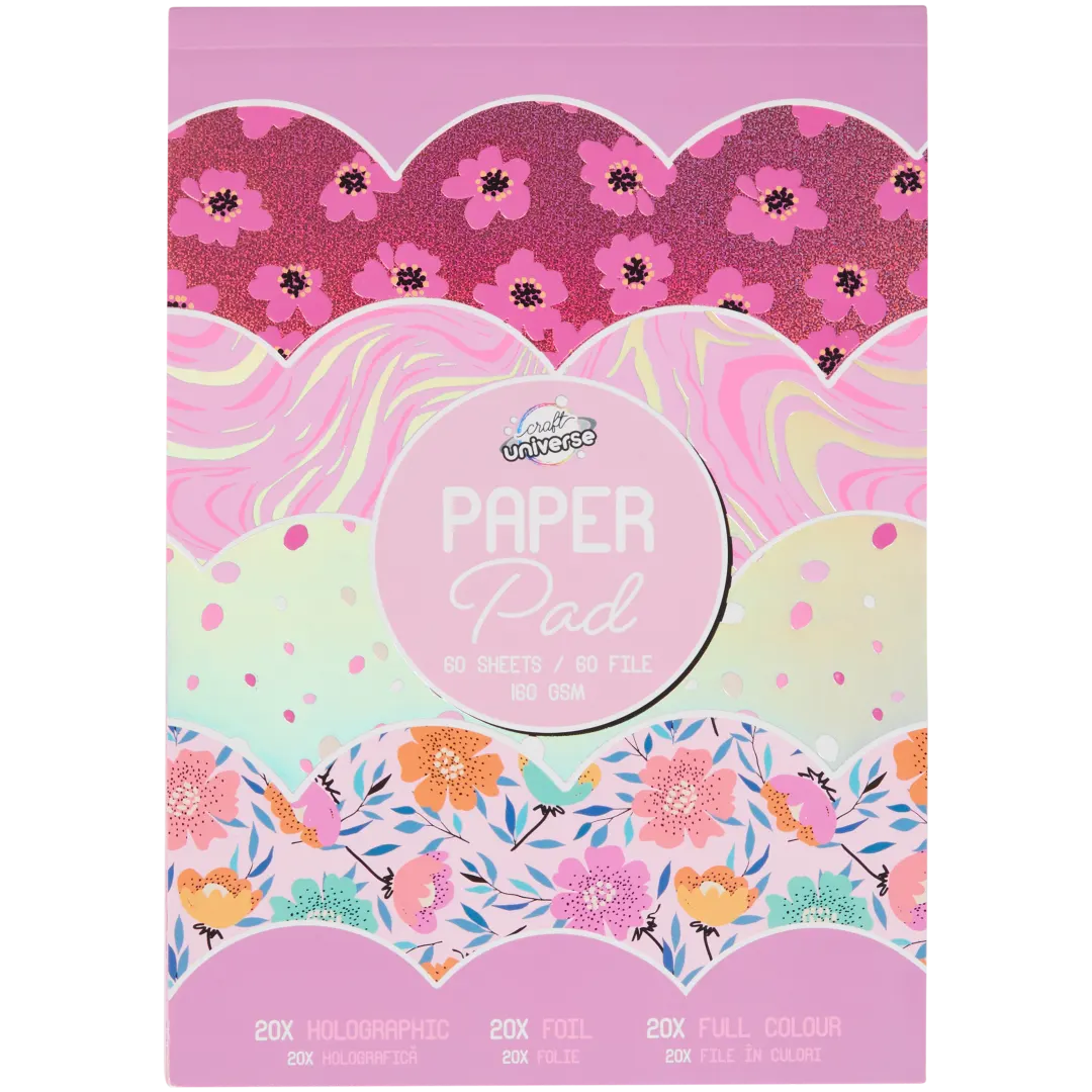 Bloc de papier créatif Craft Universe