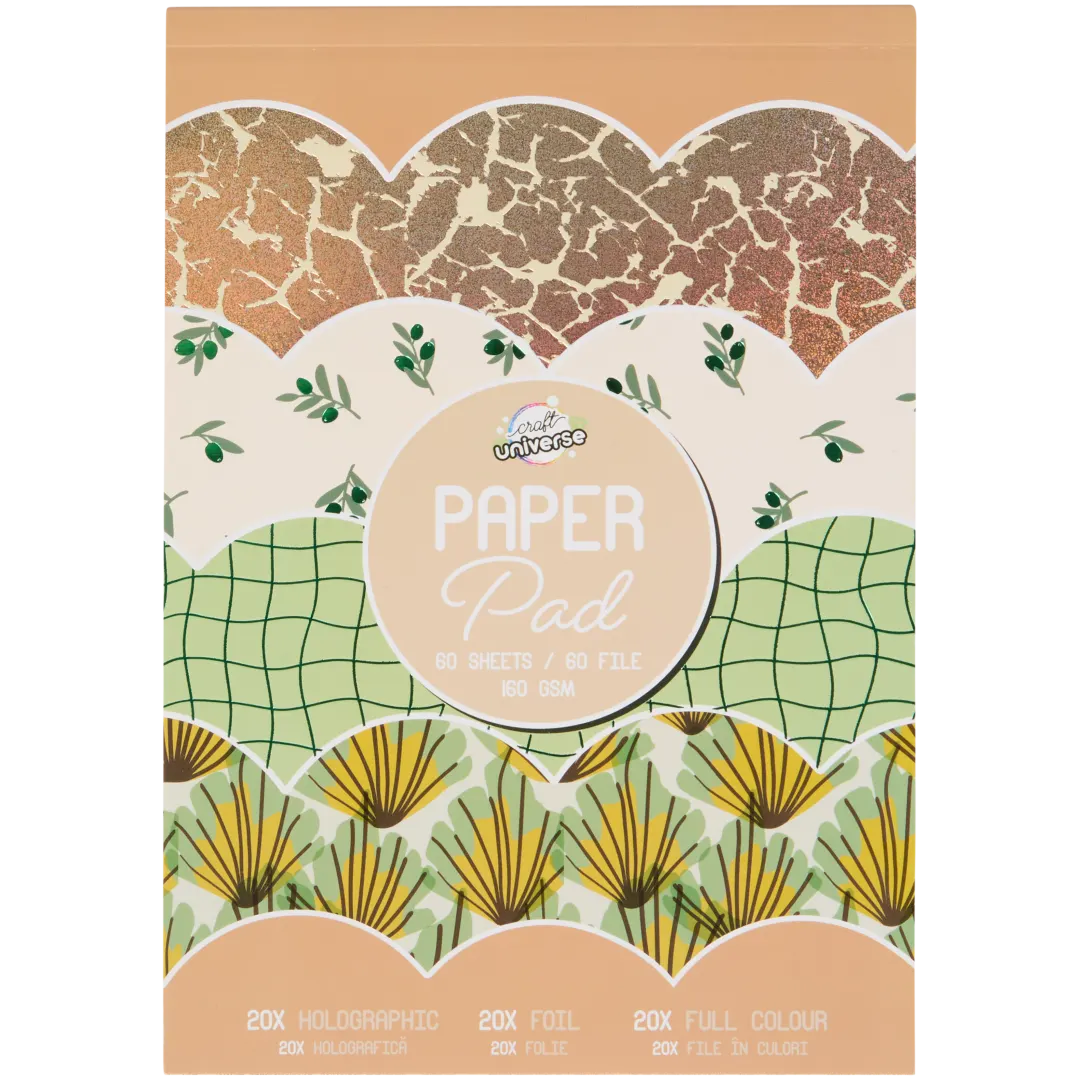 Bloc de papier créatif Craft Universe