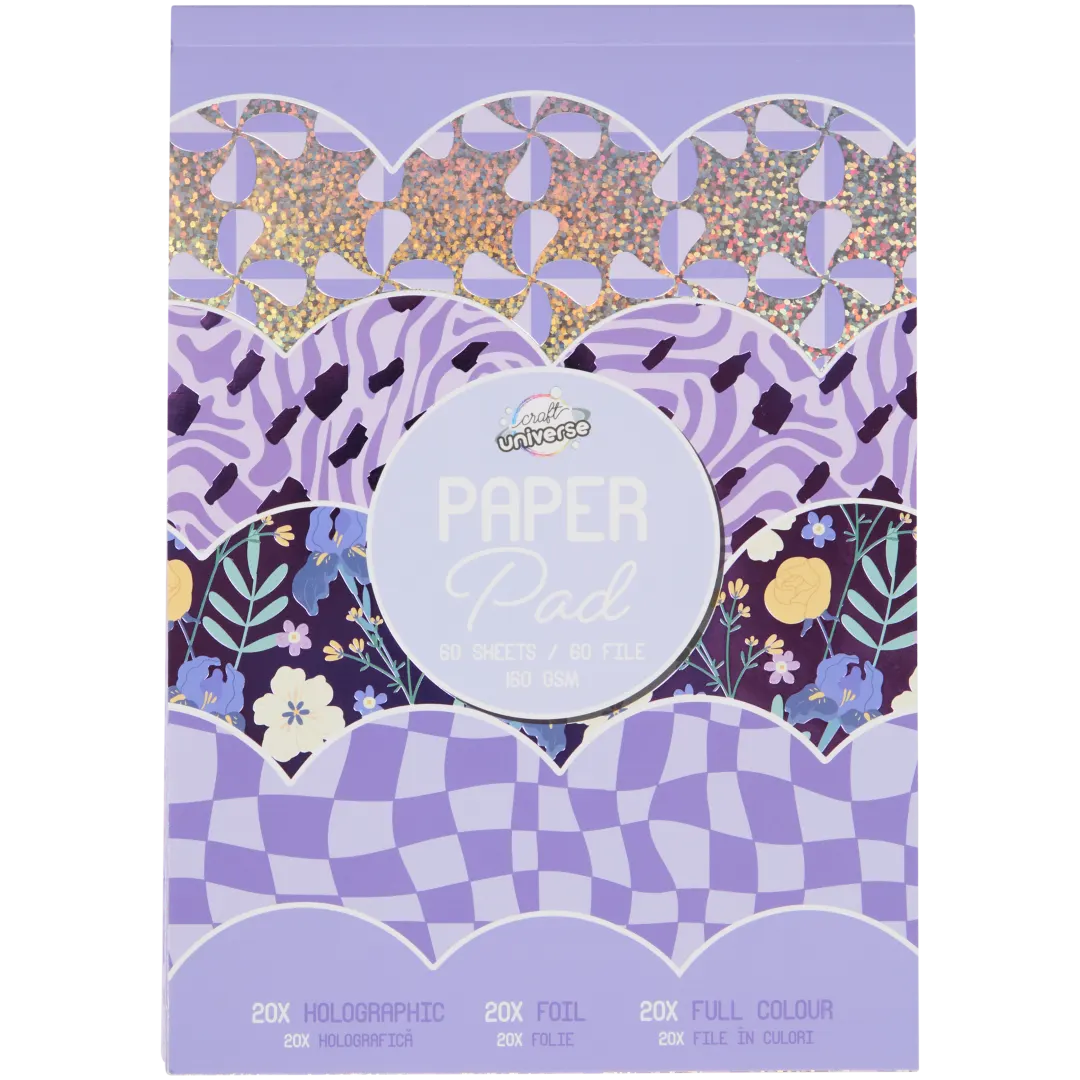 Bloc de papier créatif Craft Universe