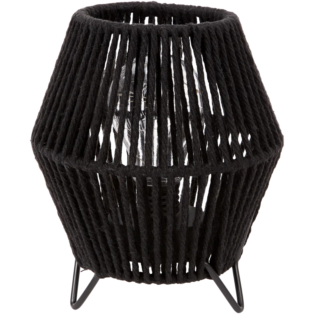 Lampada da tavolo in carta intrecciata Absolu Chic